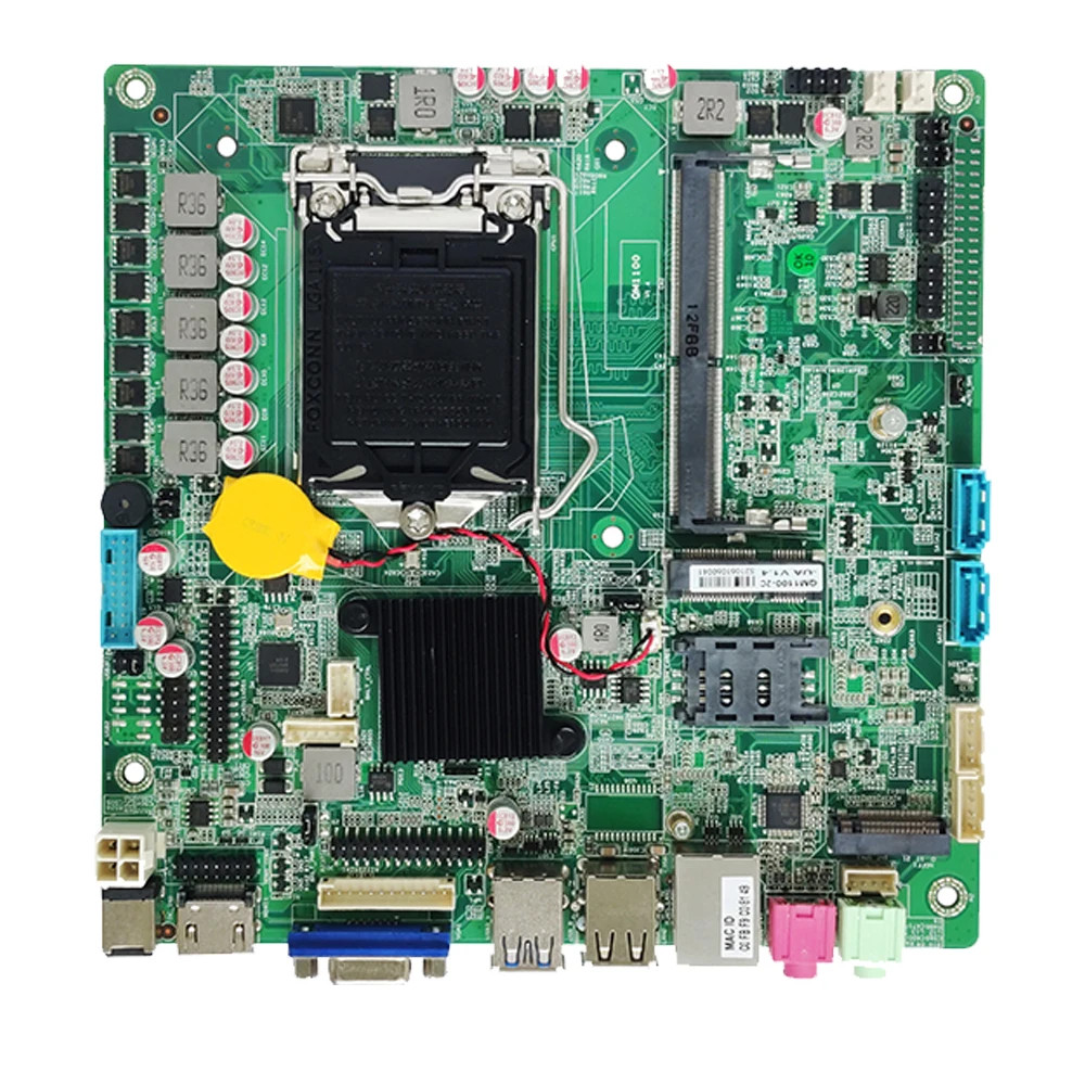 gaming motherboard Support Skylake 6/7 generation i3 i5 i7 motherboard H170 Intel Core dual network motherboard for mini pcs