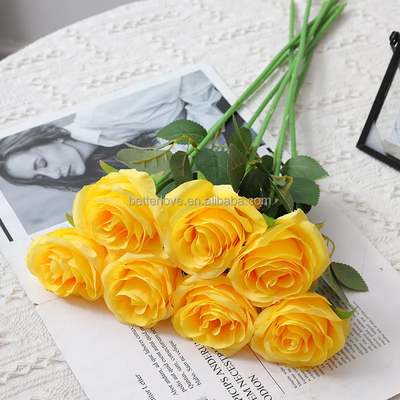 ArrangementFast Delivery Buy Online Silk Roses Artificial Flowers For  Gift Home Decoration Dresses