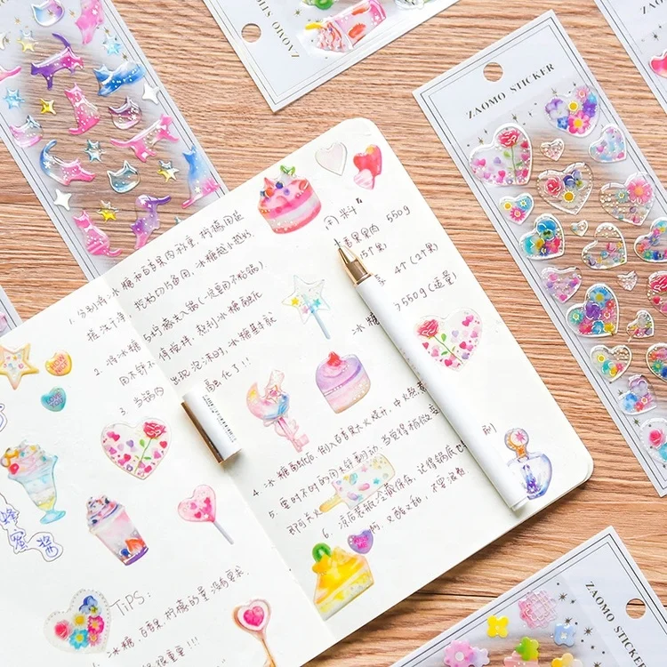  20mm*7mm/Piece Cheap Price New Design Women Finger Stickers Heart Shape Nail Art