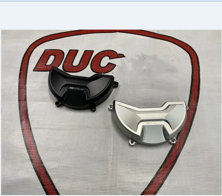 CNC V4 motorcycle engine clutch cover protection for ducati