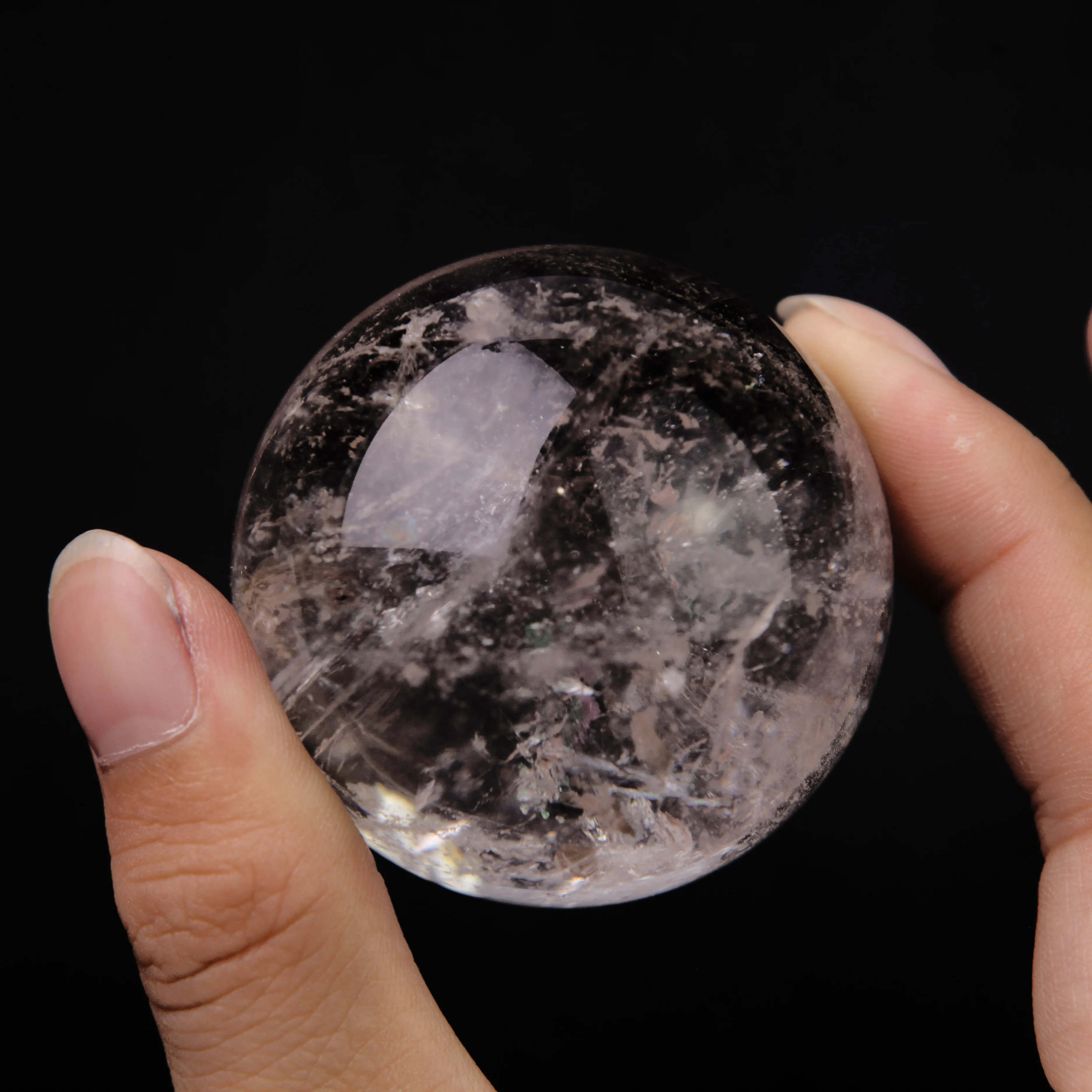 Wholesale Smelting Stone Quartz Treat Sphere Healing White Crystal Balls
