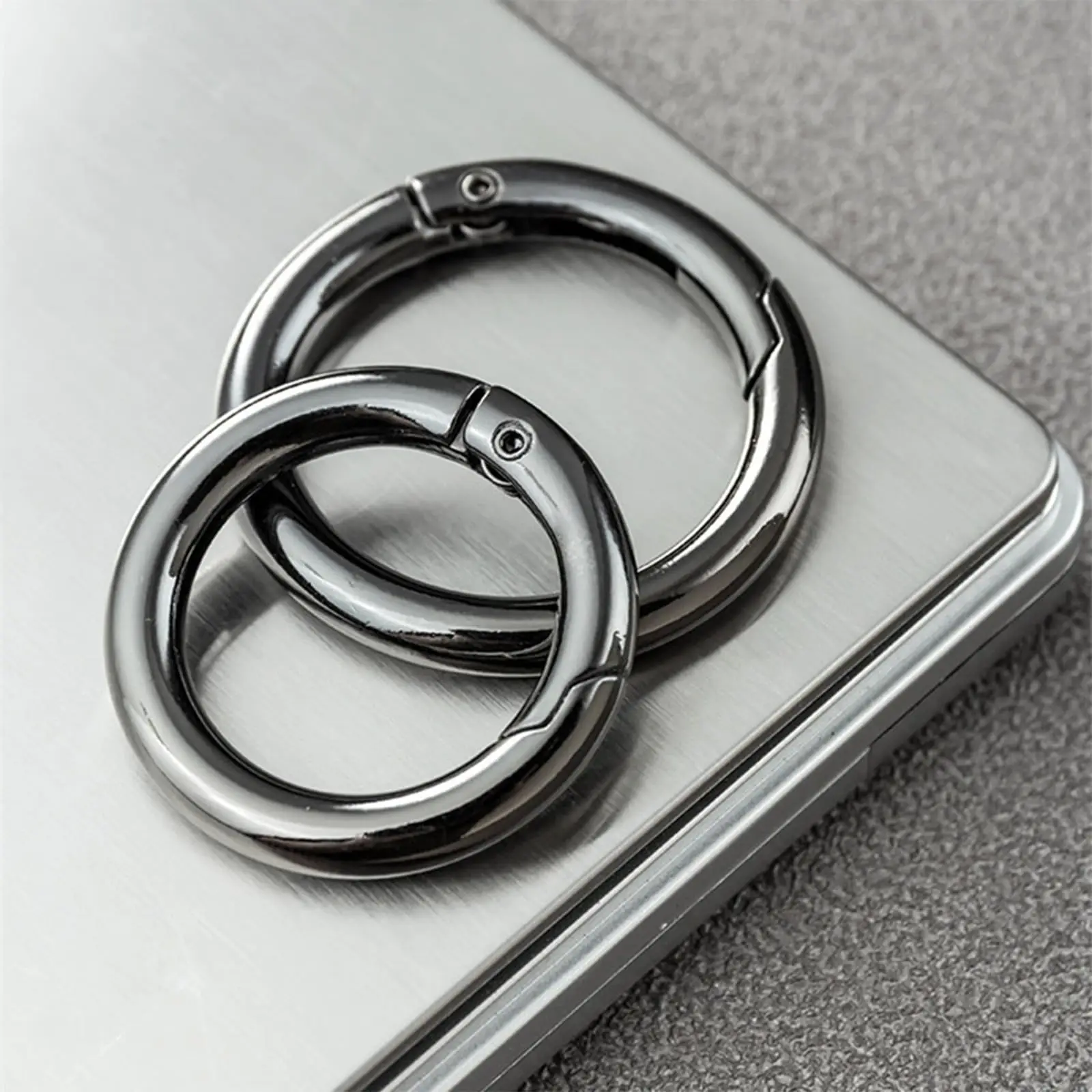 Spring o ring metal o-ring Handbag Accessories Key Ring Spring Opening Circle Snap Clip Hook
