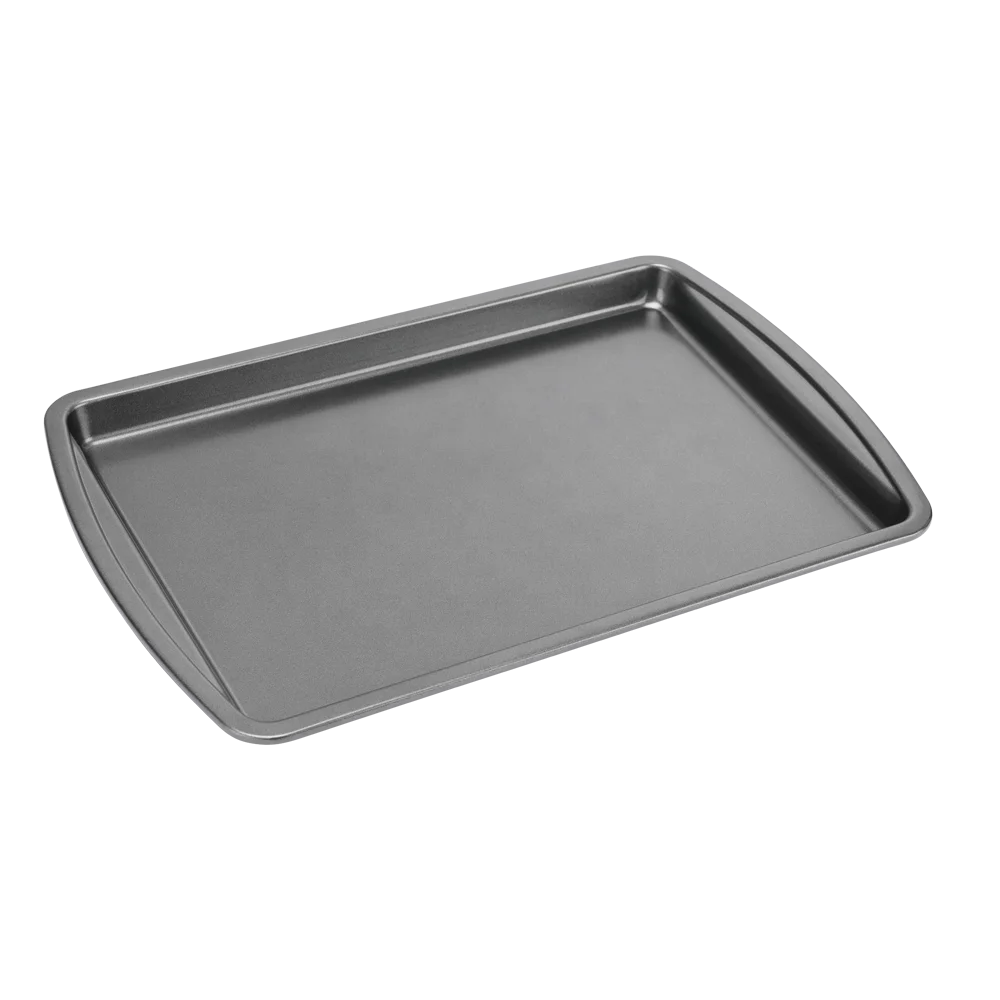 Nonstick Cookie Sheet Baking Pan Oven Baking Tray - Professional Quality Kitchen Cookingbakeware Sets Large and Medium Metal 3pc