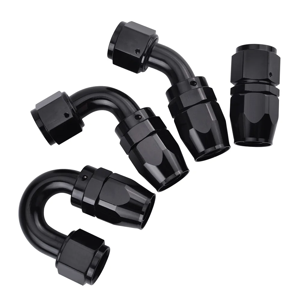 
AN-12 AN12 SWIVEL HOSE END OIL FUEL ALUMINIUM FITTING FAST FLOW ADAPTER 