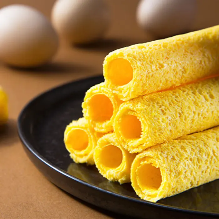 Nature Flavor Barquillos Crisp Egg Roll Snacks King of Kings Brand Chinese Traditional Ready to Eat Foods Original 118g Biscuit