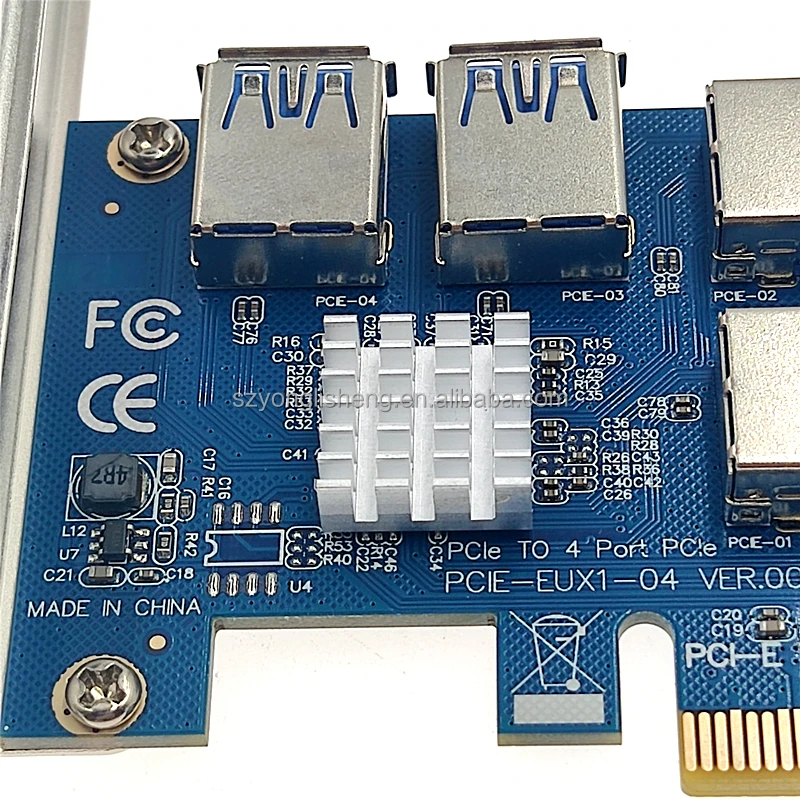Заводская pcie от 1 до 4 PCI-Express карта расширения 1x 16x множитель карты для