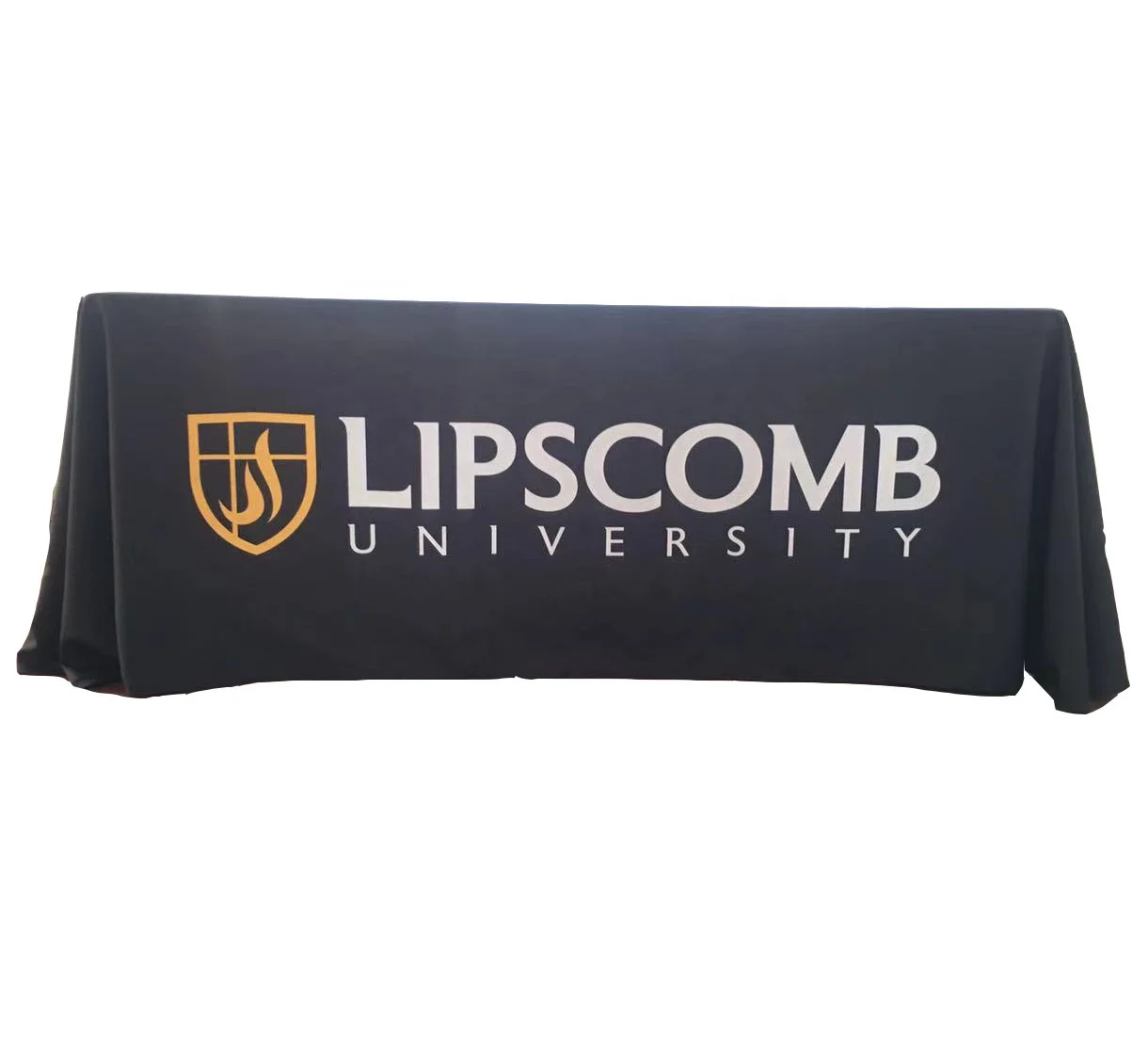 Custom Logo Fabric  Stretch Table Cloth Elastic Spandex Table Cloth For Event Display Advertising