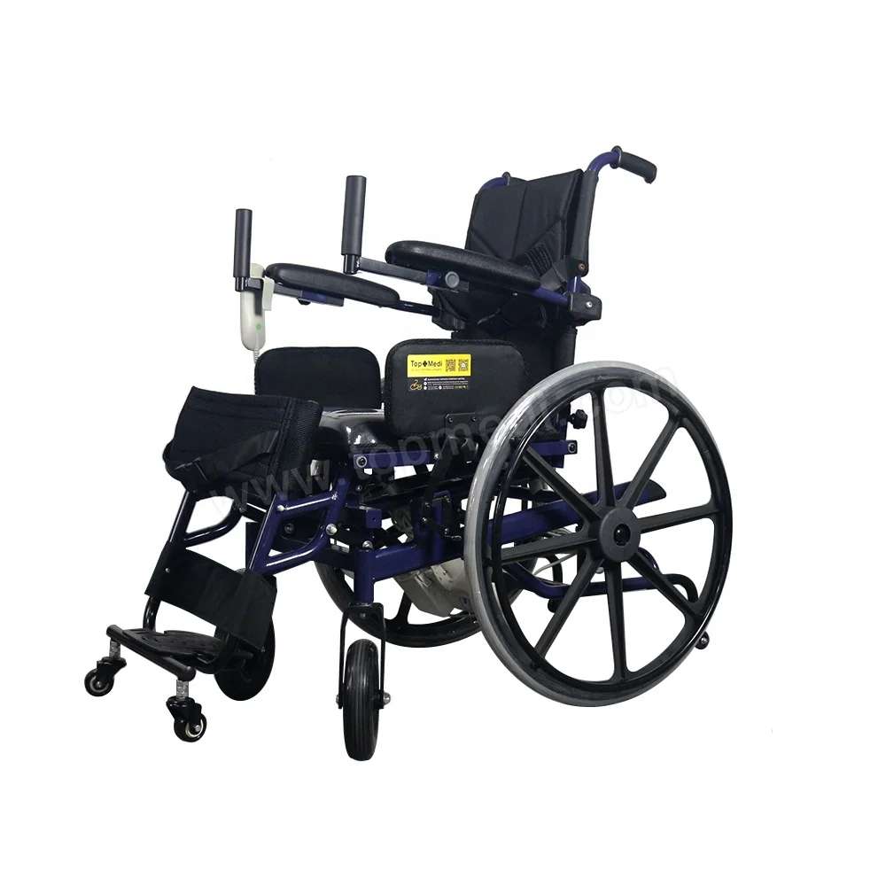Quick Detachable Wheels Remote Control Electric Lifting Standing up Wheelchair