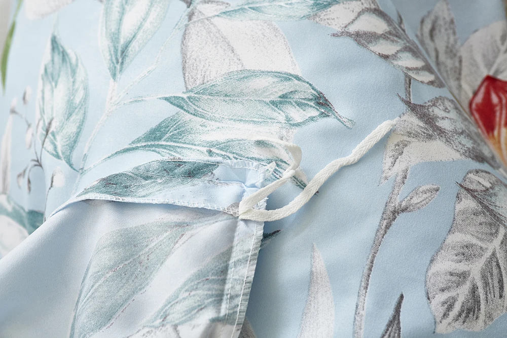 American size Queen 100% polyester microfiber 90gsm 3pcs duvet cover sets