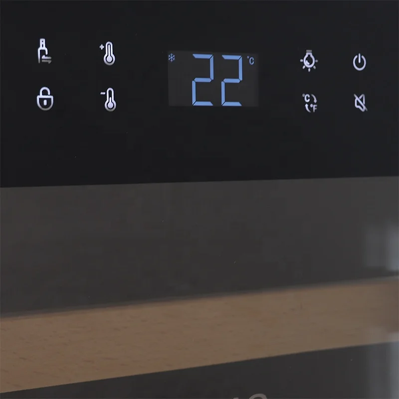 Wholesale prices compressor 2 zone beverage wine refrigerator cooler