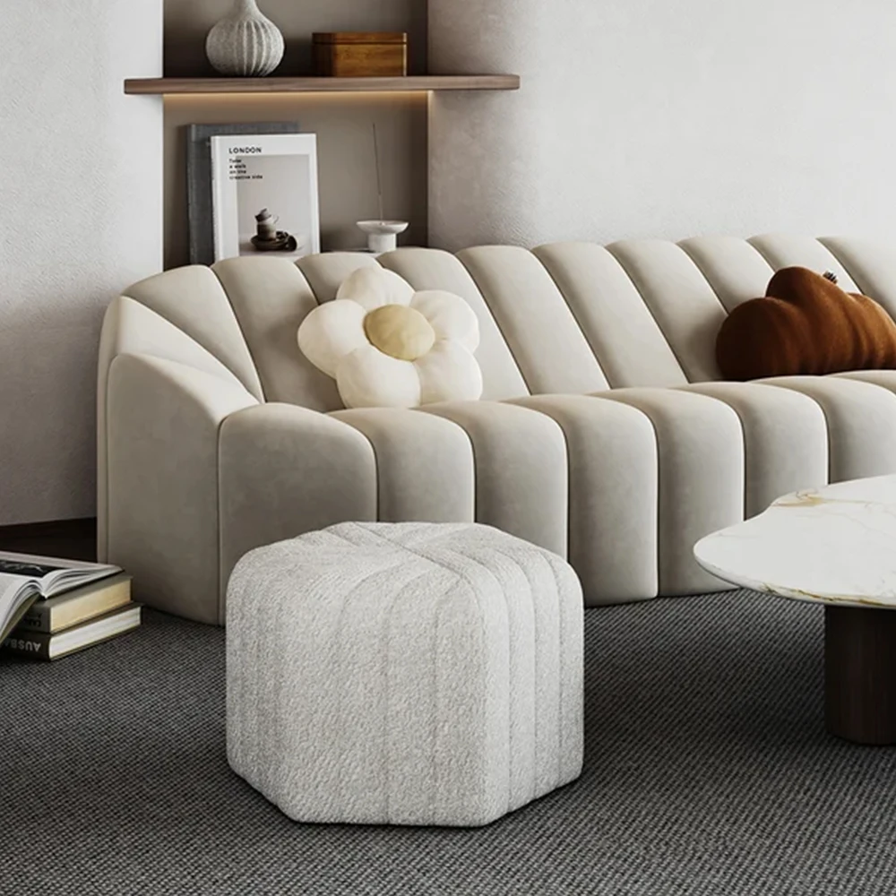 Velvet cushion circular throw pillow handmade cushion sofa bed home decoration floor pillow