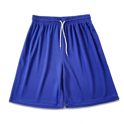 2021 Best selling loose quick dry breathable solid color 10 color new ice mesh basketball shorts