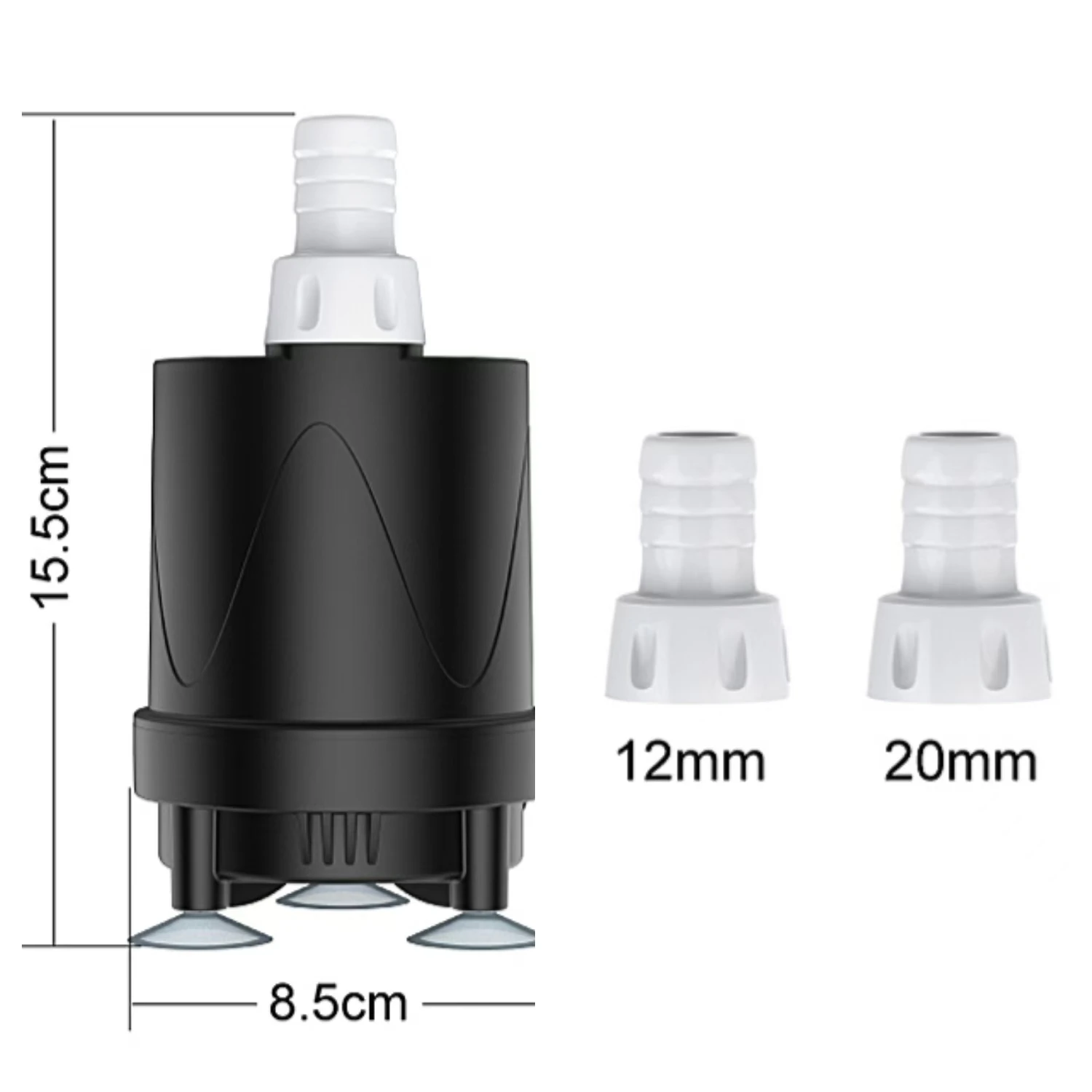 Brushless motor dc pump fish tank filter water circulation plant irrigation bathing outdoor 24v 2800L/h submersible water pump