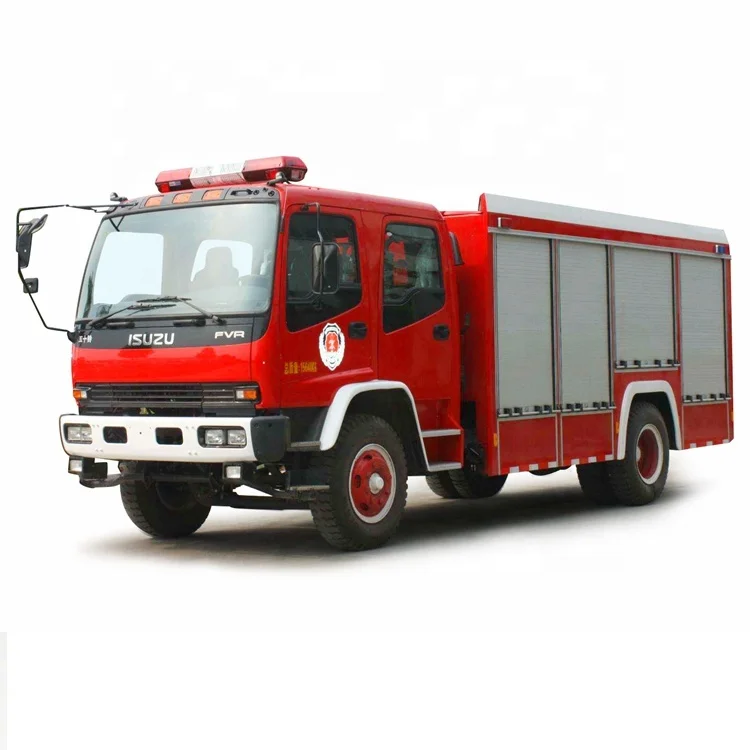 Brand new 4x2 6000 liter tanker water and foam fire fighting truck for sale