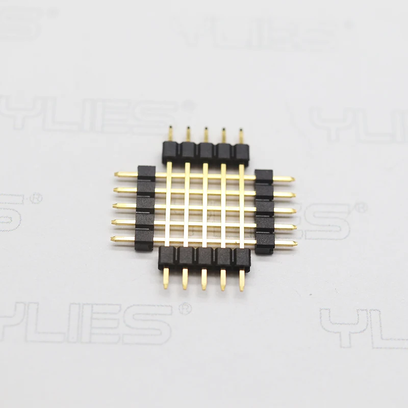 High quality connector spacing 2.54Mm positions 2-40pin single row straight type single plastic pin header single row connector