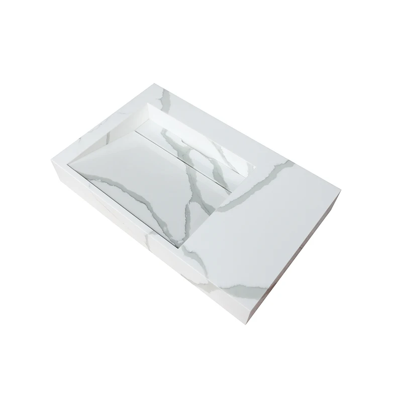 Single Double sinks Marble white texture stone sheet Washbasin bathroom furniture design