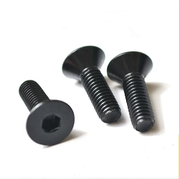 Screw Manufacturer 1/2 inch black CS Hex Socket Csk Head Countersunk Head Cap Screw