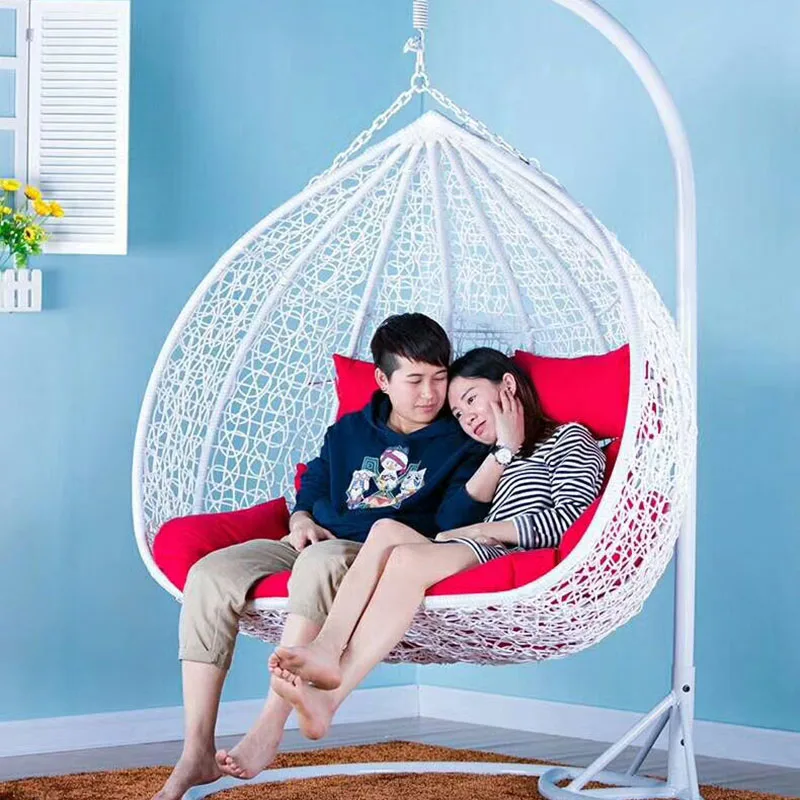 Indoor hammock rattan baby adult wicker swing egg chair for bedroom