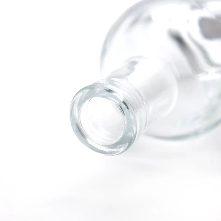 12 oz 375 ml 500ml 750ml Nordic Vodka Glass Liquor Bottle with T-Top Aluminium Synthetic Cork