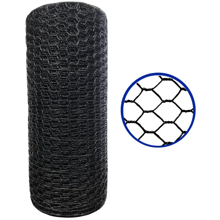 PVC Coated and Galvanized Hexagonal Wire Netting Chicken Wire Mesh Farm Fence