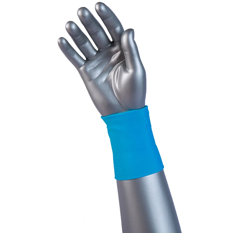 Customized sport cotton woven wristband Wrist Wallet with zipper for Sport Sweat Wrist Support Brace