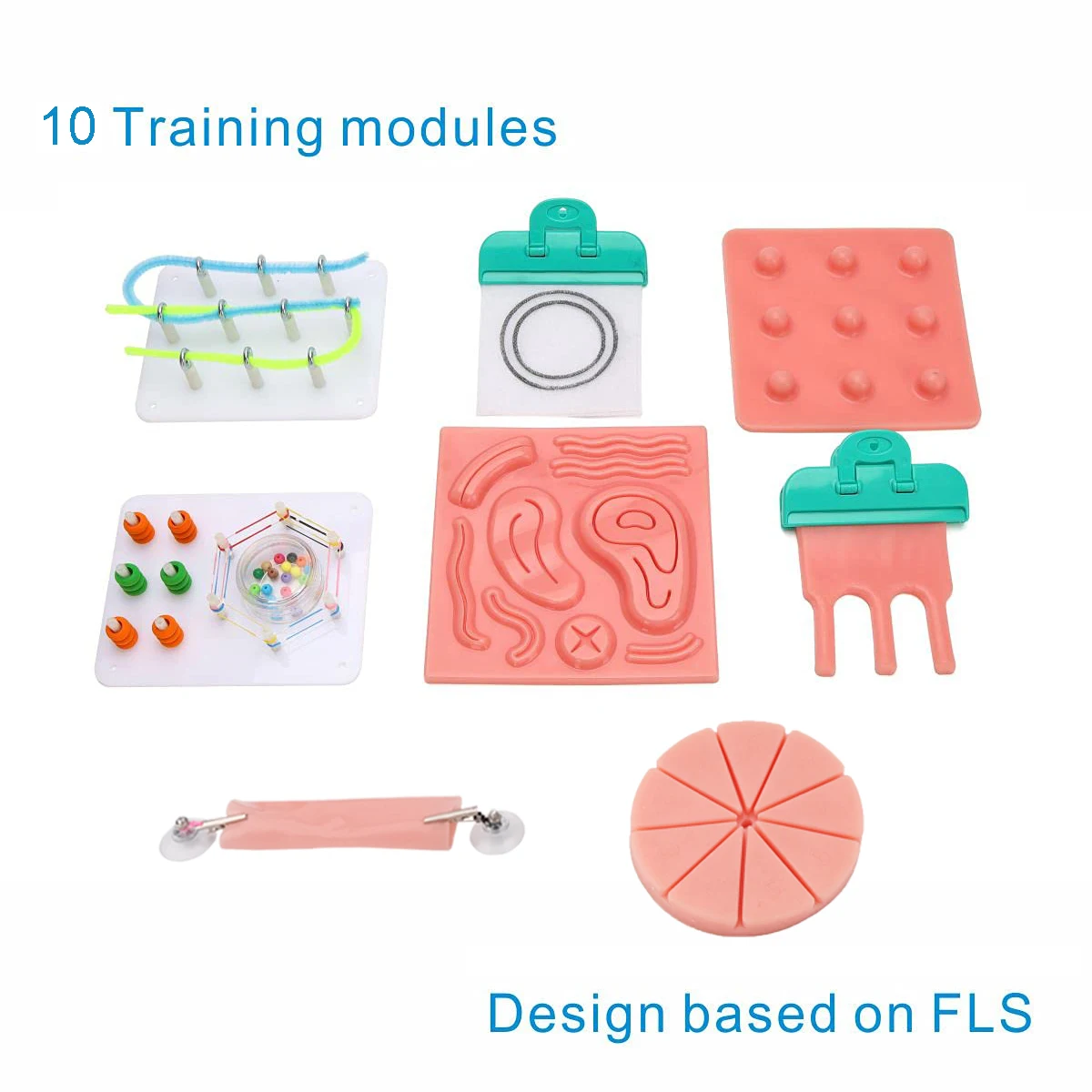 Laparoscopy Simulator Trainer Laparoscopic Simulation Training Box with USB HD 1080P Camera and 10 Training Modules