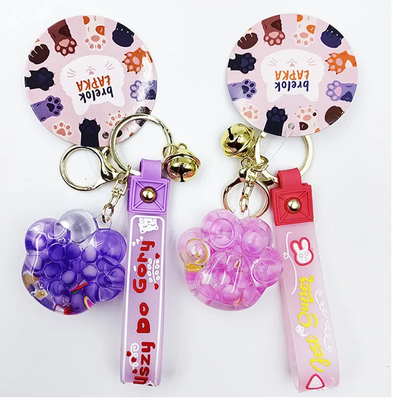 Factory supply directly for T-shirt PVC 3D Carton High Quality Key Chain or Self Defense Keychain