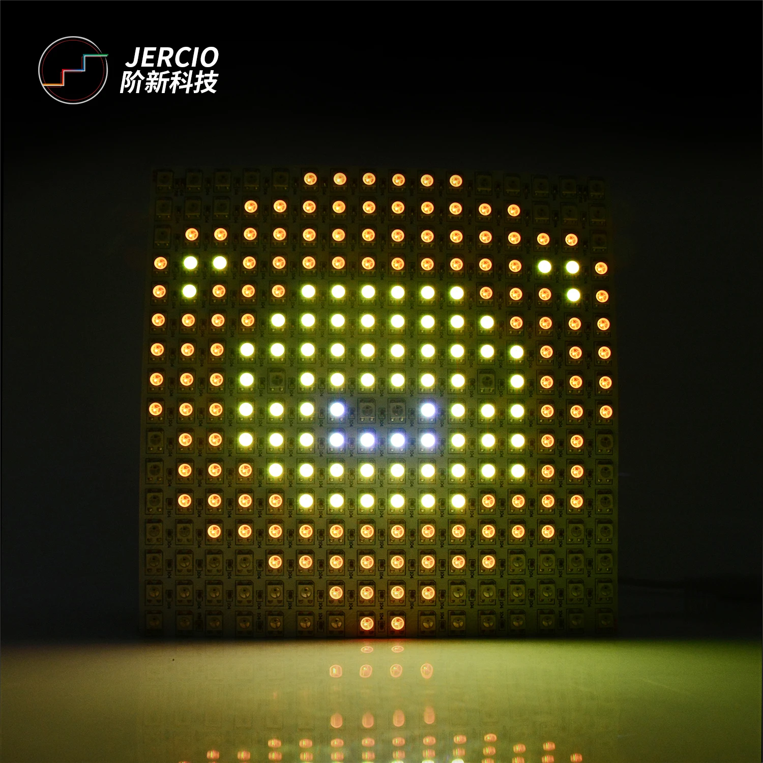 Jercio LED Pixel Matrix 16x16 256 Pixels WS2812B Digital Flexible LED Panel  Individually addressable Programmable LED Screen