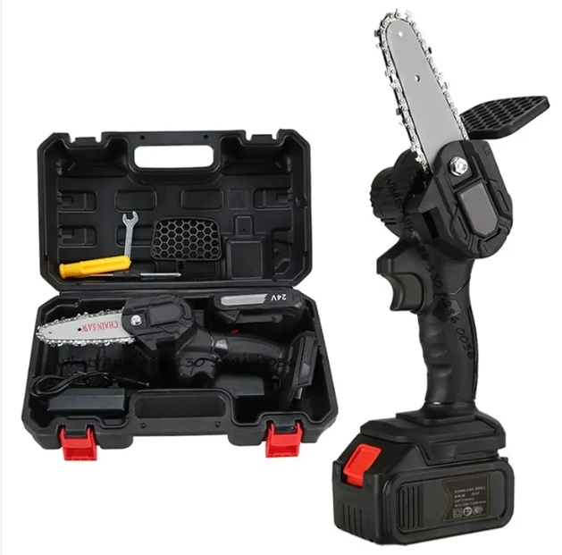 Brushless 6in 8in Rechargeable Lithium Saw Home DIY Portable Cordless Battery Handheld Outdoor Chainsaw