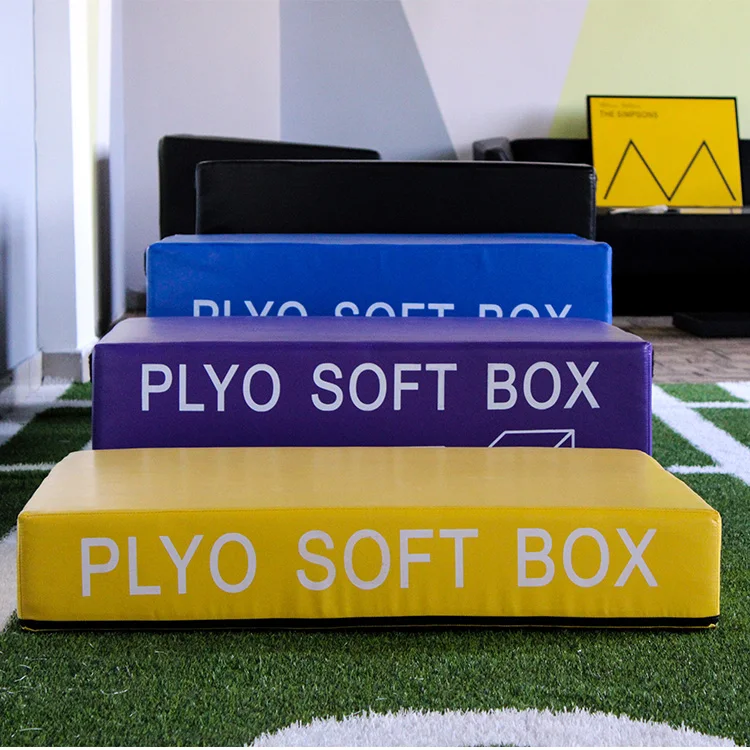 Gym Strength Training Soft 4 in 1 Plyo Jump Box Adjustable Jump Box
