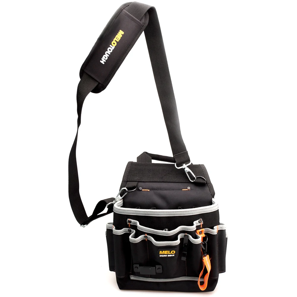 Professional Maintenance electrician tools bag Multiple Functional Black HVAC Tool Carrier