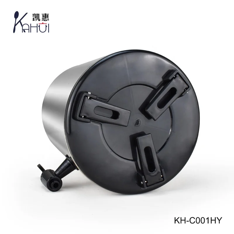 Commercial stainless steel milk tea bucket hot milk barrel thermo tea barrel for canteen and hotel