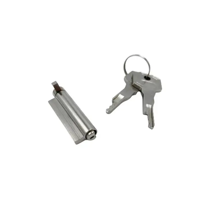ANLI China factory brass toughened glass door lock show case freezer lock
