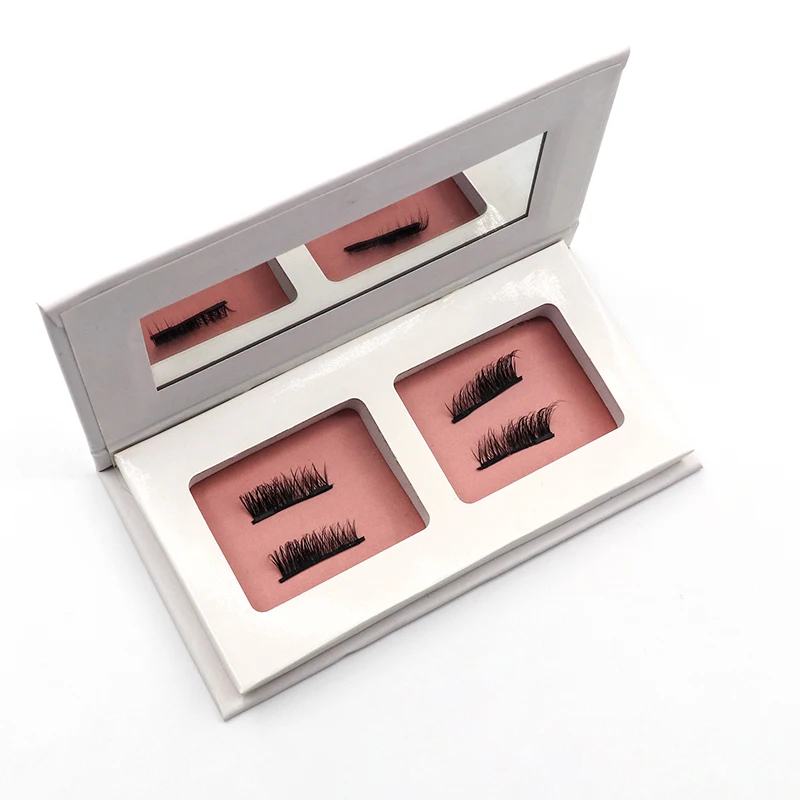Plant Fiber Anchor Lash Customized Packaging Wholesale New 1 Step Quantum 3D Natural Magnetic Eyelashes Magnet Eyelash