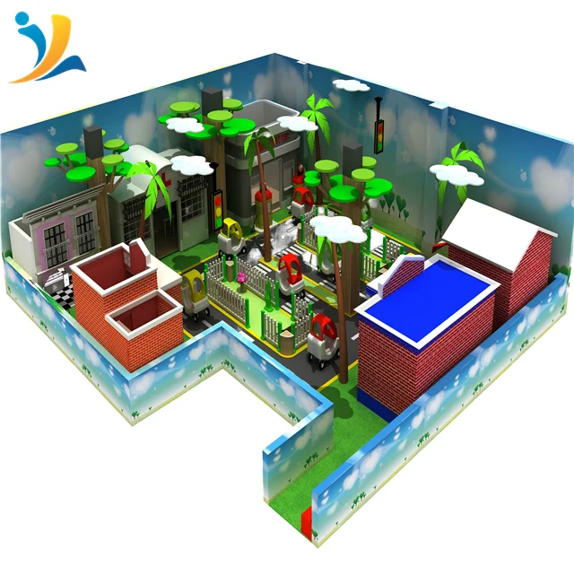 Indoor Soft Play Toys for Kids My Town Role Play Games for Shopping Malls Indoor Playground Equipment