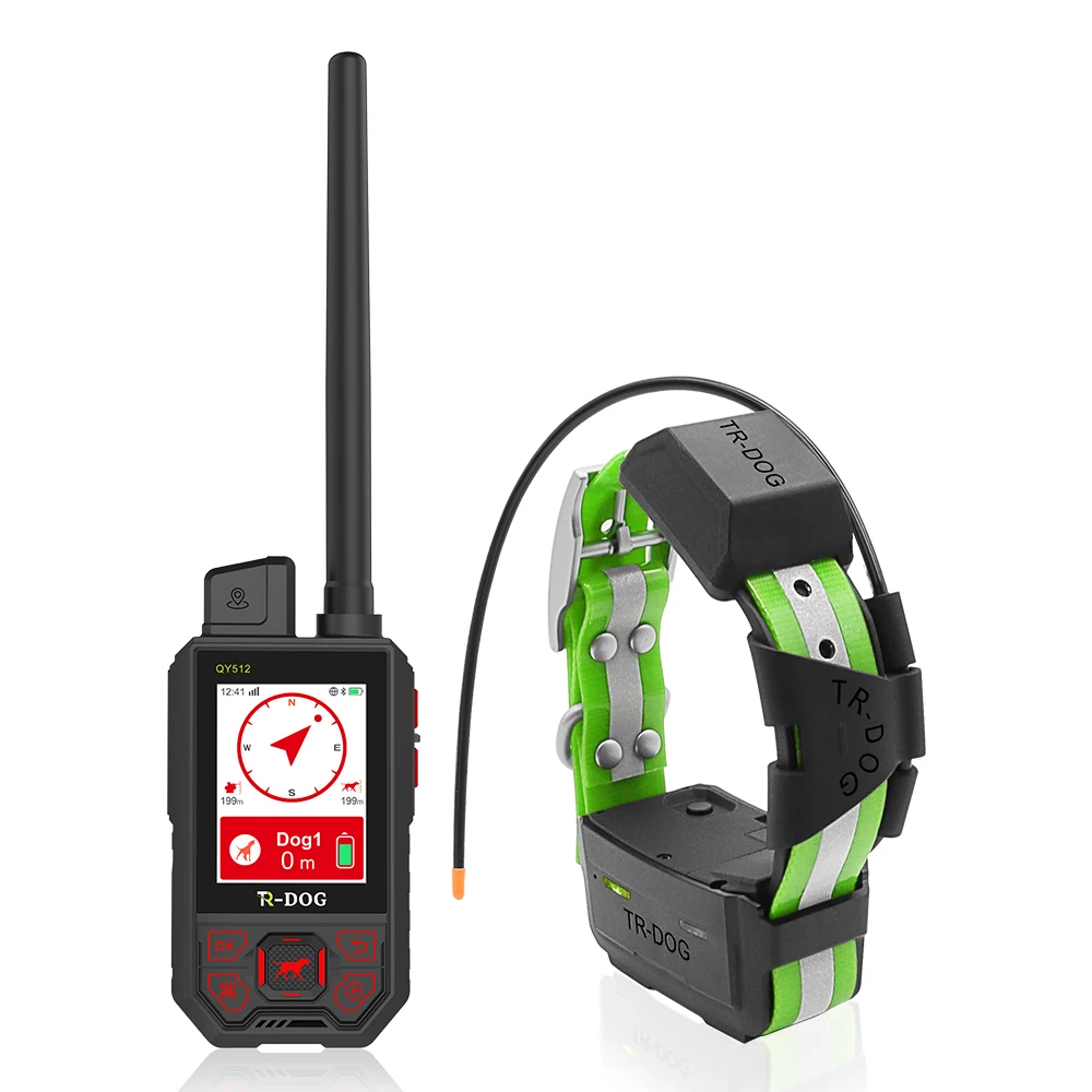 Waterproof for dog gps tracker collar for hunting without sim card TR-dog QY512 for 20 dogs