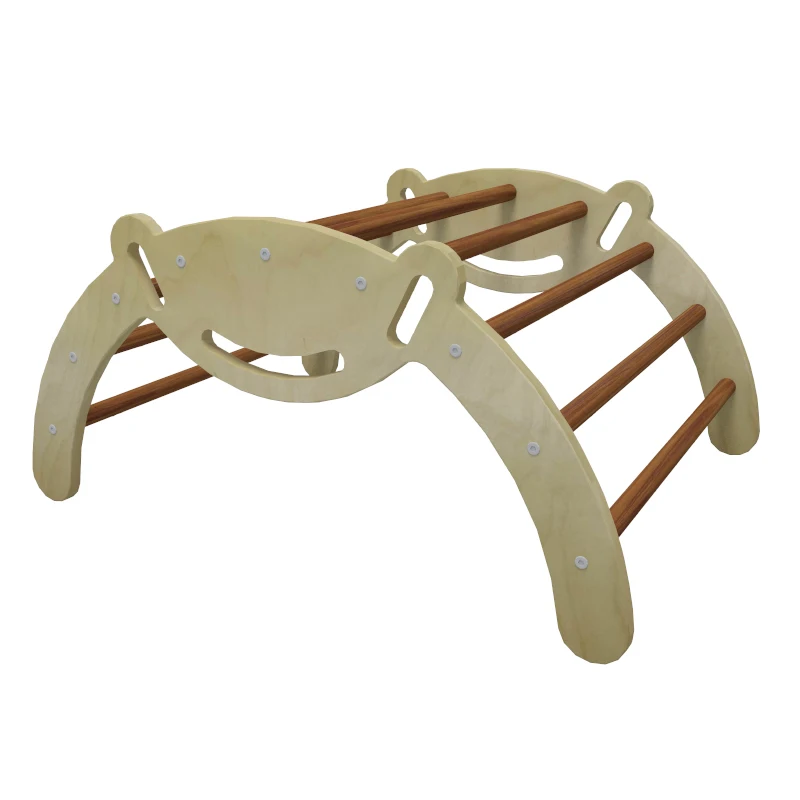 Nashow LMGP-014 Kid Montessori Furniture Crab Climbing Arch Climbing Frame Montessori Arch