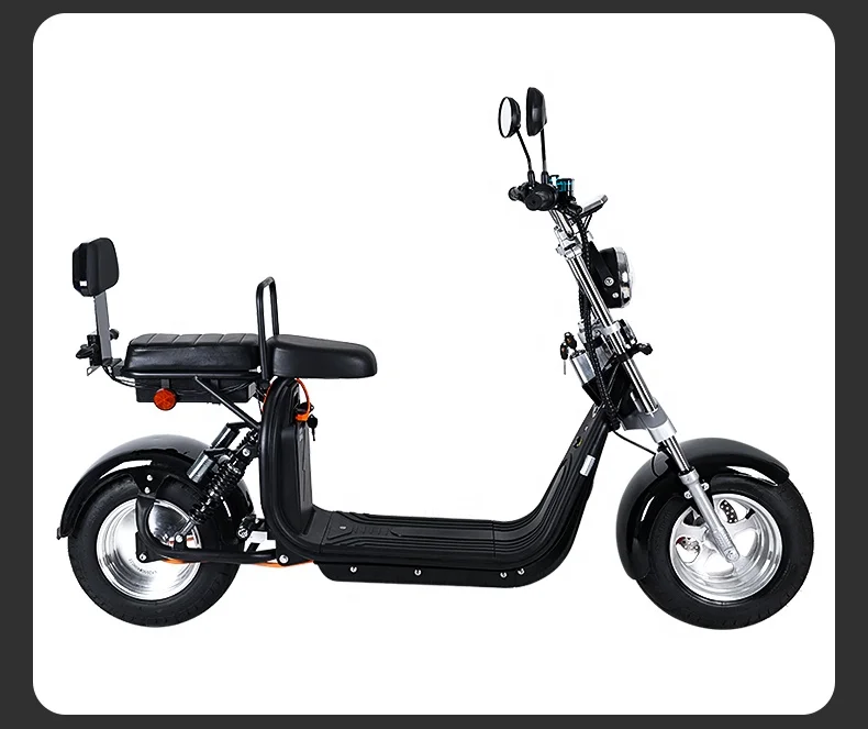 EEC approved citycoco electric scooter with 2000W power at 65km/h speed for adult