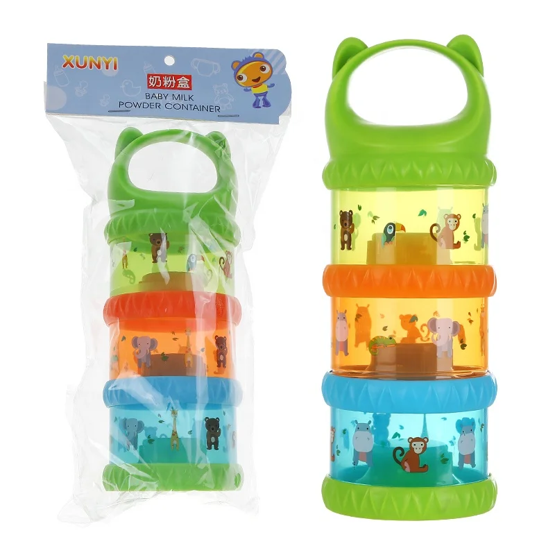 
Color milk powder box convenient printing three-layer cathead milk powder box 