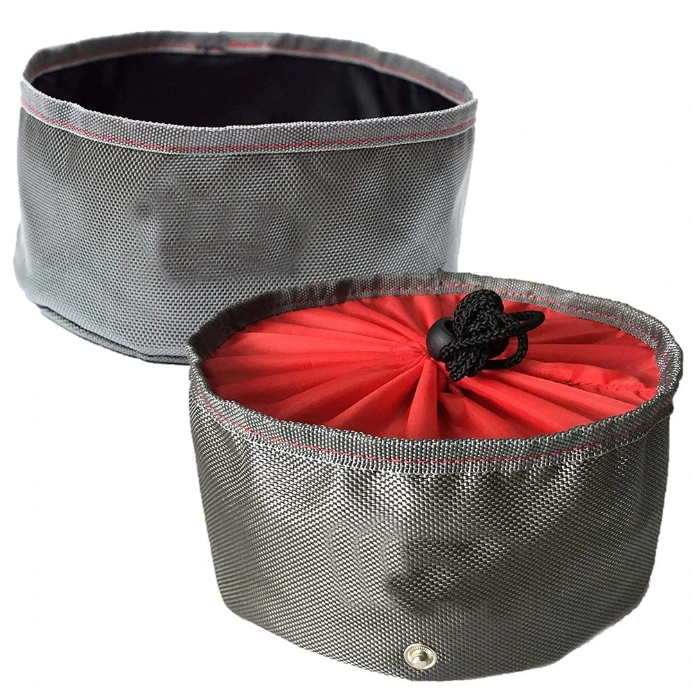 Складная миска для собак, чашка, блюдо 7,5x3,5, поднятая миска для кормления питомцев и кошек, поднимающаяся дорожная миска для кормления