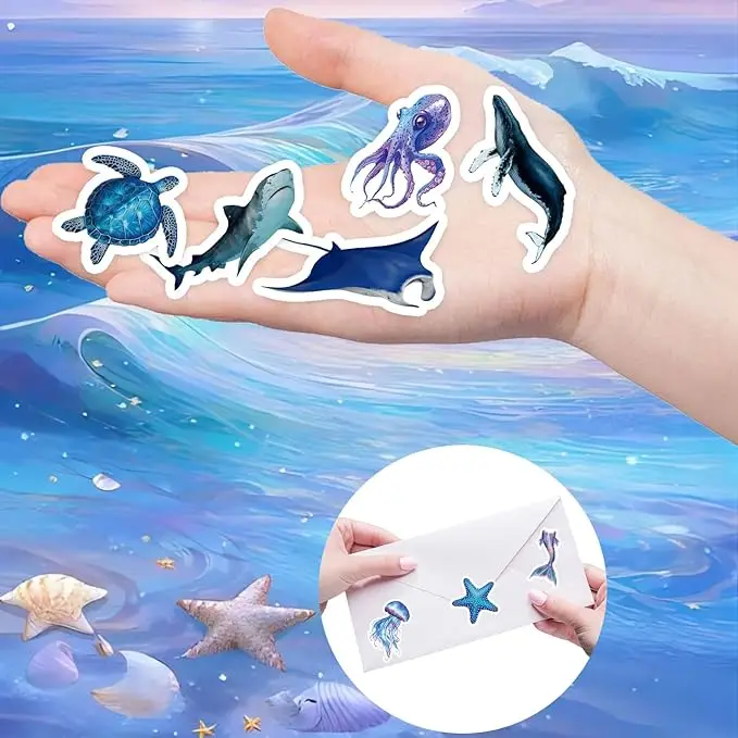 Cute Newborn Baby Boy Stickers for Adding Charming Details to the Baby Shower Party, Making It Unforgettable