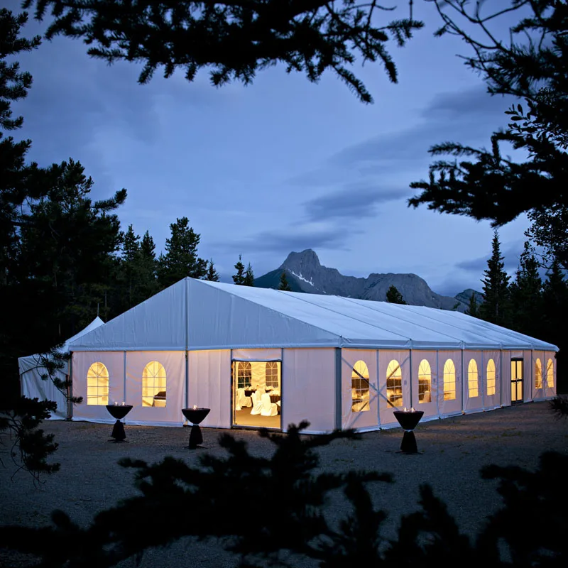 Professional High Quality Commercial Outdoor Warehouse Gazebo Tent for Weddings and Events Aluminum Steel Frame with PVC Cover