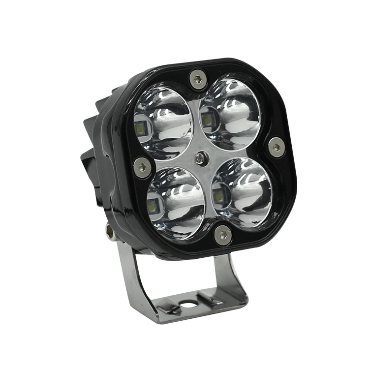 Super bright led work lights for tractors and vehicles 3inch square shape 4led 20w led mini work light