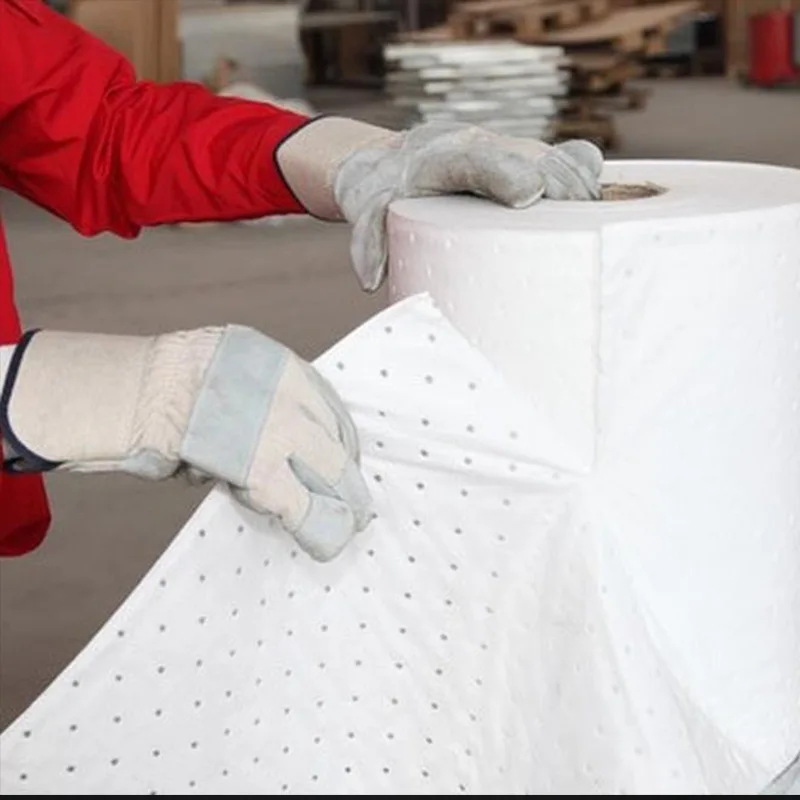 200gsm/300gsm/400gsm/500gsm 100% PP Oil Absorbent Materials Felt Sheet For Water-oil Separation