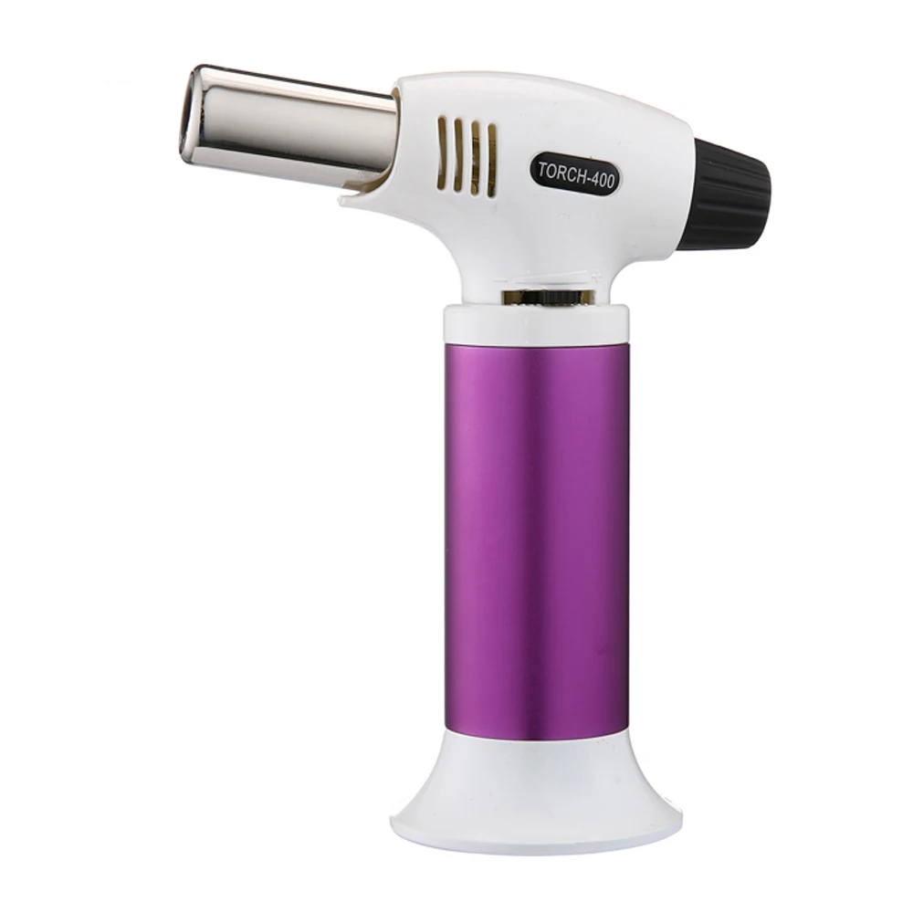 
 BS-400 Сертификат CE портативный Нержавеющая сталь кухонный нож горелка газовая зажигалка  