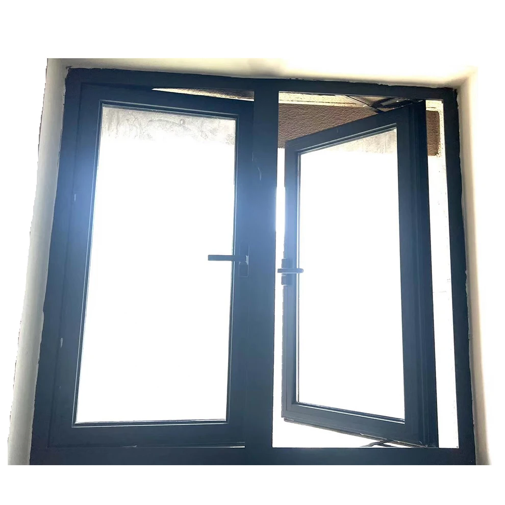Factory price tilt and turn aluminium doors and windows insulation tempered glass aluminium casement windows