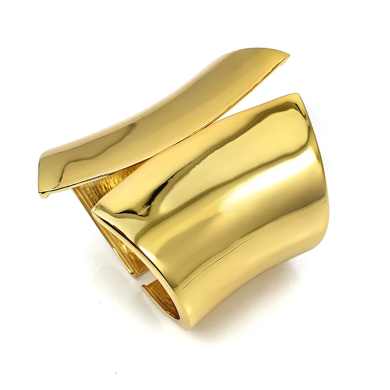 Оптовая продажа, широкополая шляпа с широкими из нержавеющей стали металлическое ювелирное изделие с серебряным покрытием большая манжета браслеты из нержавеющей стали, ювелирные изделия, простые браслеты для женщин