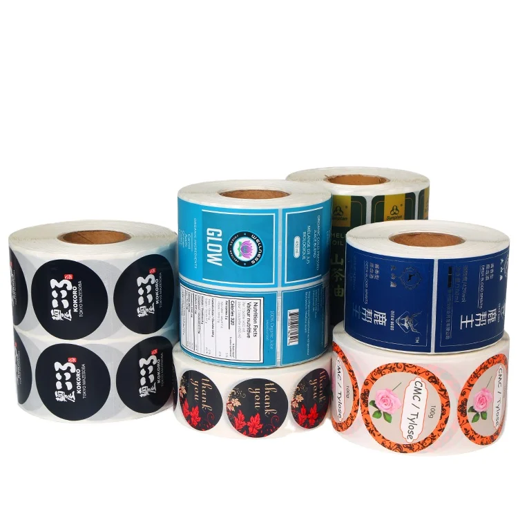 Custom adhesive food package freezer resistance yogurt cup labels stickers dairy yougurt milk bottle label