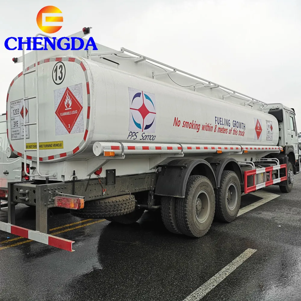 Used 336Hp 20000L 6x4 Sinotruk Howo Fuel Tanker Truck for Sale