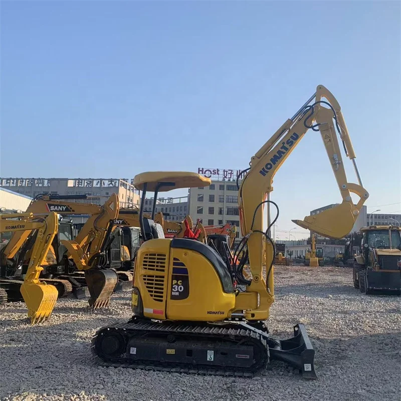 Японский оригинальный Подержанный мини-экскаватор KOMATSU PC30MR 3 тонны экскаватор с сертификатом CE/EPA для продажи
